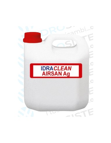 IDRACLEAN Airsan Ag Detergente Igienizzante per impianti di Condizionamento. Ideale per Sistemi di Aria Condizionata – Additivo