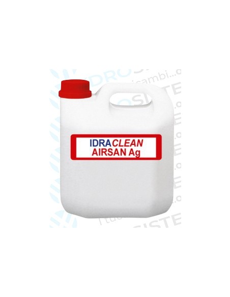 IDRACLEAN Airsan Ag Detergente Igienizzante per impianti di Condizionamento. Ideale per Sistemi di Aria Condizionata – Additivo