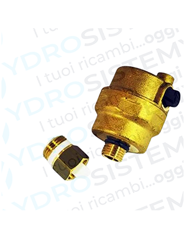 Valvola Jolly Sfogo / Sfiato Aria attacco 1/4 con adattatore 3/8    Vedi Cod: 4364278