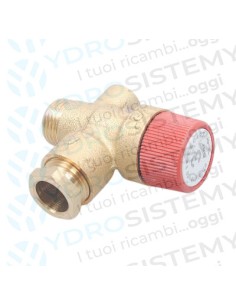 Valvola Sicurezza 3 Bar Attacco Manometro Vedi Cod: 30301009, 998447, 6042201, 95261434, 190728