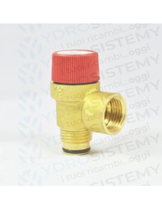 Valvola Sicurezza 3 Bar in ottone a innesto con O-Ring + maschio 1/2    Vedi Cod: 9950640, 0020018367, S155600001, 25009, 03012