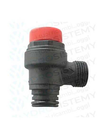 Valvola Sicurezza 3 Bar in plastica a innesto + maschio 1/2   Vedi Cod: 0020047005, KRAVSI008502