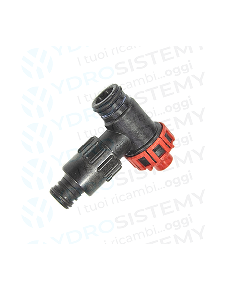 Valvola Sicurezza 3 Bar in plastica a innesto con O-Ring + porta gomma