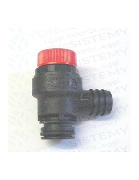 Valvola Sicurezza 3 Bar in plastica a innesto con O-Ring + porta gomma   Vedi Cod: 1.026579