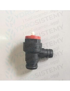 Valvola Sicurezza 3 Bar in plastica a innesto con O-Ring + porta gomma   Vedi Cod: 25-00333, 96058LA, EX 25-00131