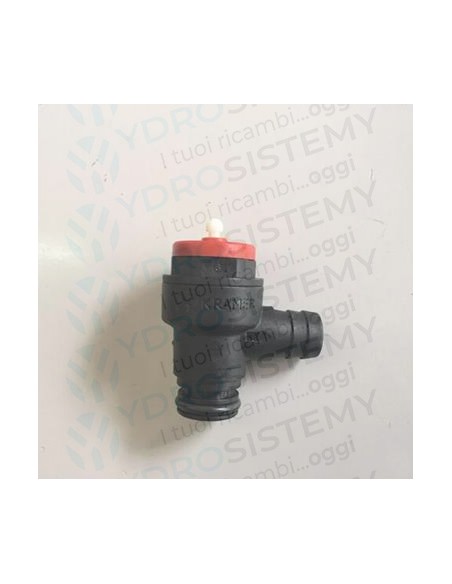 Valvola Sicurezza 3 Bar in plastica a innesto con O-Ring + porta gomma   Vedi Cod: 25-00333, 96058LA, EX 25-00131