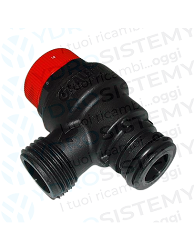 Valvola Sicurezza 3 Bar in plastica ad innesto + maschio 1/2"    Vedi Cod: 4R001077