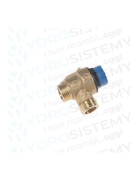Valvola Sicurezza Sanitaria 10 Bar in ottone maschio 1/2" + maschio 1/2"