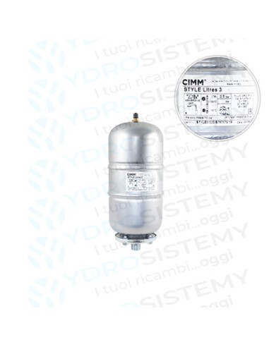 Vaso Espansione Cilindrico 3Lt 1/2"