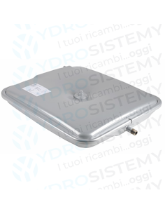 Vaso Espansione Rettangolare 10Lt dimensioni 43,5x39,5cm spesso 8cm attacco 3/8"