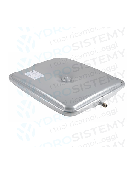 Vaso Espansione Rettangolare 10Lt dimensioni 43,5x39,5cm spesso 8cm attacco 3/8"