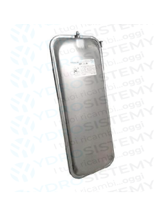 Vaso Espansione Rettangolare 6Lt dimensioni 39x19x spesso 7cm attacco 3/8" Nike / Eolo Star   Vedi Cod: 1.015138 , 1.036123 , 1