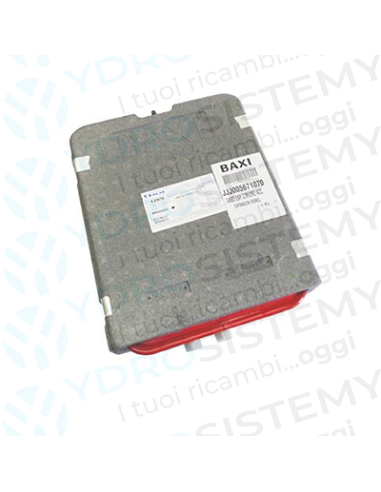 Vaso Espansione Rettangolare 6Lt dimensioni 45x46cm spesso 12cm due attacchi 3/4" con Micro accumulo 4Lt