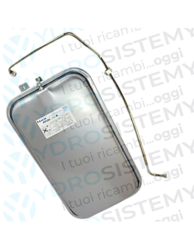 Vaso Espansione Rettangolare 8Lt Attacco 1/2" Super Boiler