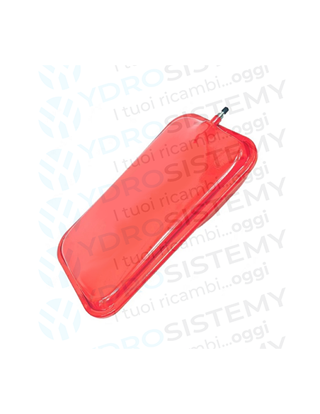 Vaso Espansione Rettangolare 8Lt dimensioni 44,5x25cm spesso 7cm attacco 3/8"