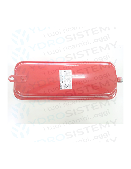 Vaso Espansione Rettangolare 8Lt dimensioni 52x20,5cm spesso 10cm attacco 3/4"