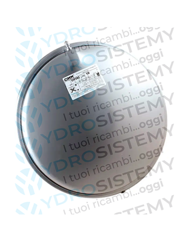 Vaso Espansione Tondo 10Lt d.Ø 40cm spesso 7,5cm attacco 3/8"   Vedi Cod: 36803120