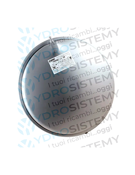 Vaso Espansione Tondo 10Lt d.Ø 40cm spesso 7,5cm attacco 3/8"   Vedi Cod: 36803120