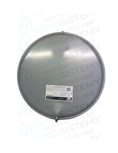 Vaso Espansione Tondo 6Lt d.Ø39,2cm spesso 5cm attacco 3/8"   Vedi Cod: BI1172103, 990683, VPL638