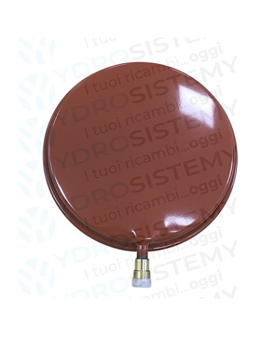 Vaso Espansione Tondo 8Lt d. Ø 39,5cm spesso 7,5cm con staffa 9cm