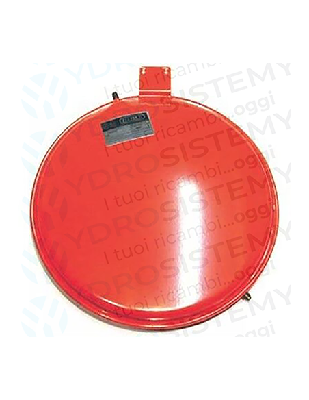 Vaso Espansione Tondo 8Lt d.Ø 41,5cm spesso 6,5cm attacco 1/4   Vedi cod:  4363962,  CF300056
