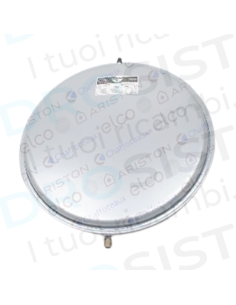 Vaso Espansione Tondo 8Lt d.Ø39,5cm spesso 7cm attacco 3/8" vedi cod: 65070110