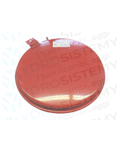 Vaso Espansione Tondo 8Lt d.Ø42cm spesso 7cm attacco 1/4" conico