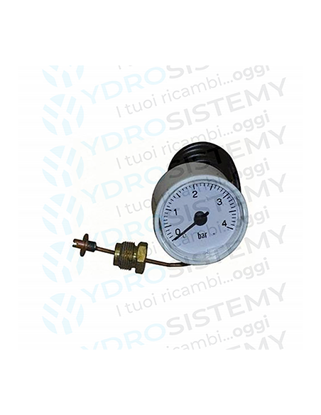 Idrometro Manometro Ø 4,3cm filettato 1/4" 0-4 bar Ferroli
