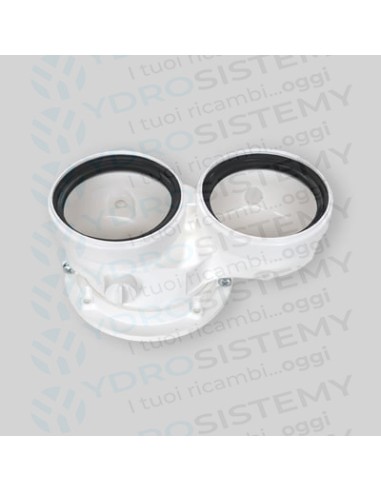 Sdoppiatore per Caldaie Condensazione Ø80-80