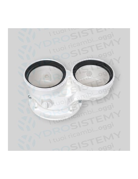 Sdoppiatore per Caldaie Condensazione Ø80-80