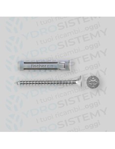 Tassello Fischer sx Plus in Nylon da 8 Con Vite Truciolare (Scatolo da 50Pz)