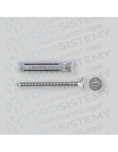 Tassello Fischer sx Plus in Nylon da 8 Con Vite Truciolare (Scatolo da 50Pz)