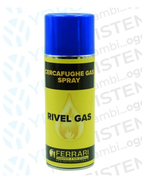 Cercafughe Gas Spray Bomboletta Rivel Gas 400ml.