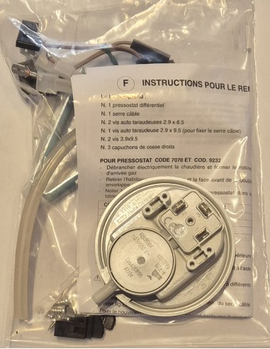 Pressostato Aria Huba Beretta 100/72 PA Vedi Cod: 4364416, 0020018138