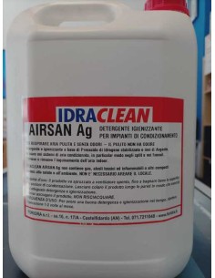 Detergente per Sistemi di Aria Condizionata, Split e Fancoil. IDRACLEAN AirSan Ag Fustino / Tanica da 5 Kg 2