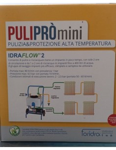 Puliprò Mini con: P100+P800 -  lavaggio impianto di riscaldamento Pulizia e Protezione per Impianti ad Alta Temperatura 2