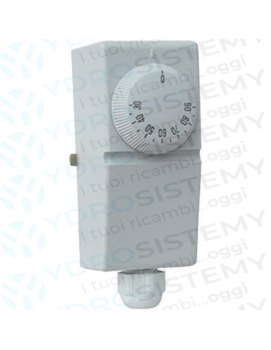 Termostato a Bracciale / Contatto per tubazioni Temperatura Regolabile 0°-90°C