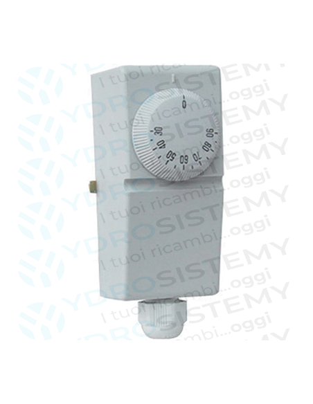 Termostato a Bracciale / Contatto per tubazioni Temperatura Regolabile 0°-90°C