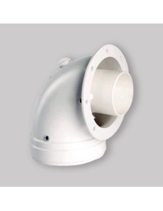 Curva Coassiale 90° per Caldaia a Condensazione Ø60/100 mm Flangiata con ispezione fumi Flangiata 041001X0