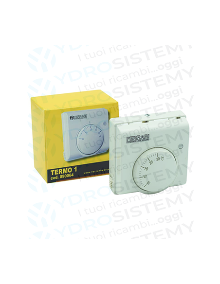Termostato a Rotella Elettronico Ter1 a Parete ON/OFF INT/SPIAvedi cod:  546710ARTICOLO FUORI PRODUZIONE
