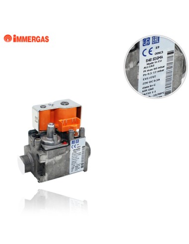 Valvola Gas Sit 848 con Regolatore di Portata 24V