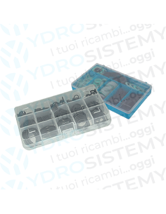 Cassetta Scatola porta Guarnizioni miste Cartone e O-Ring Assortite n.173