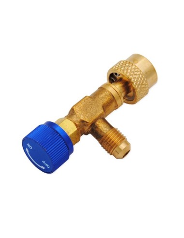 Rubinetto premivalvola/rompivuoto Maschio 1/4" SAE x Femmina 5/16 " SAE