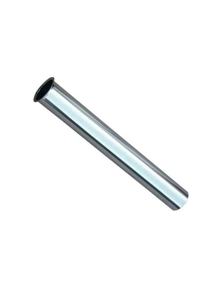 Canotto Liscio Con Cartella In Ottone Cromato Ø32 x 300 mm