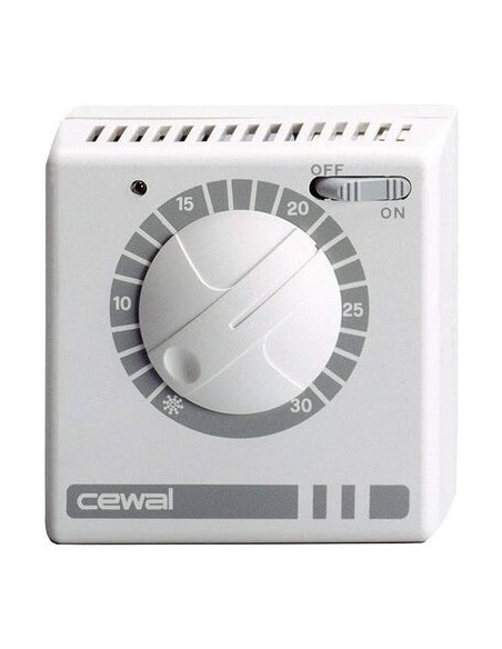 Termostato Ambiente RQ 30 da Parete a Rotell con Interruttore On/Off