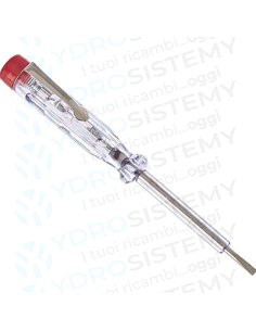 Giravite Cercafase Tascabile 3x140mm con manico isolato Fascia di utilizzo 100-250V.