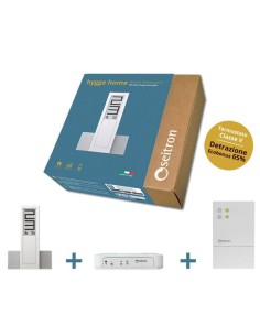 KIT HYGGE HOME: Kit composto da termostato radio abatterie (DTD31B)+ricevitore radio bidirezionale (DRR30X) + Gateway IoT WiFi 