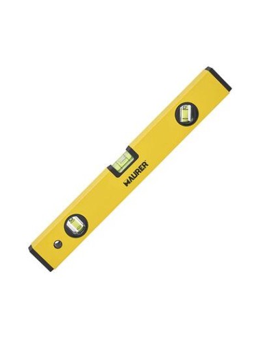 Livella Alluminio rettangolare 30cm con Base Magnetica 3 Bolle Fiale