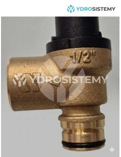 Valvola Sicurezza 3 Bar in ottone a innesto con O-Ring + femmina 1/2    Vedi Cod: 4365230, CF300164 2