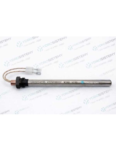 Resistenza Accensione Con Raccordo 3/8 280W Lungh.140mm Diam. 10